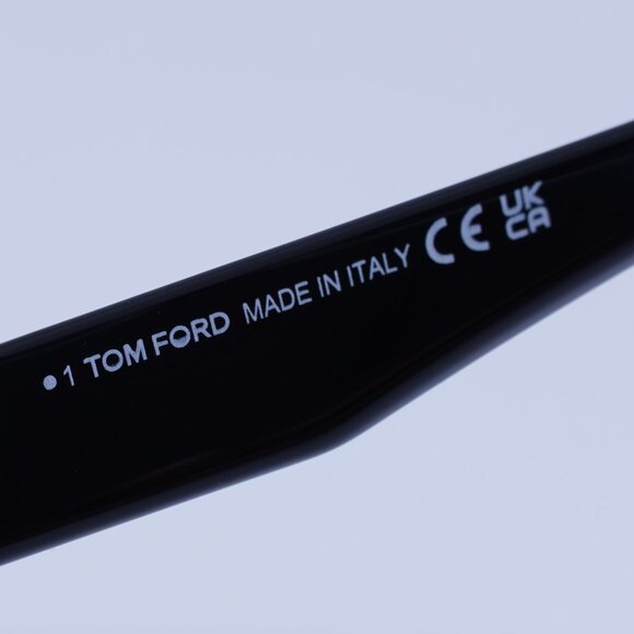 Tom Ford FT5967-B 001 Eyeglasses Black 53mm Geometric Frame - Picture 8 of 9